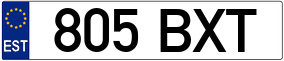 Truck License Plate